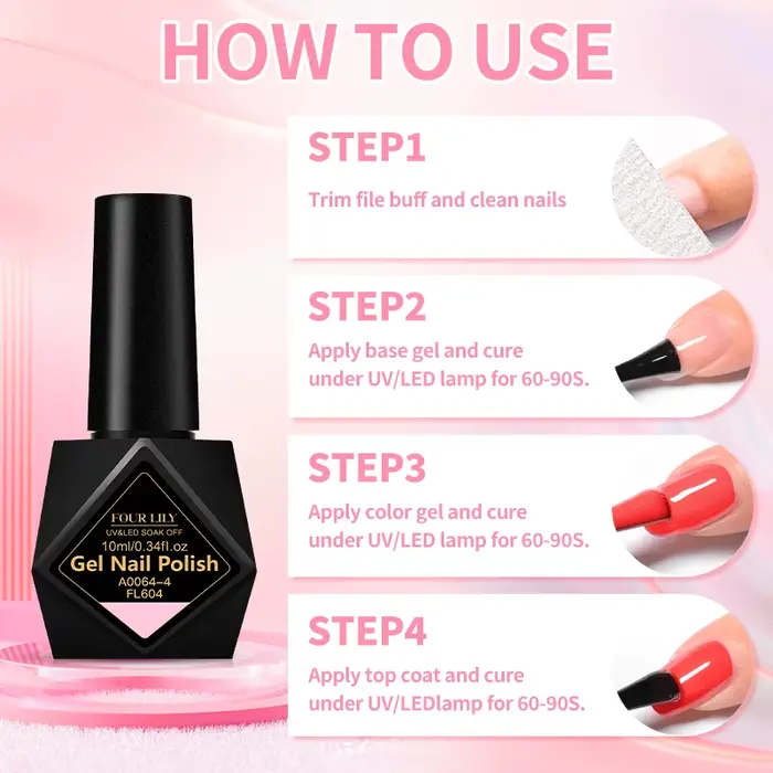 FOUR LILY – vernis à ongles Gel 10ml