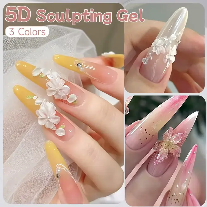 UR SUGAR 15ml Gel Sculptant 5D pour Extension Rapide des Ongles