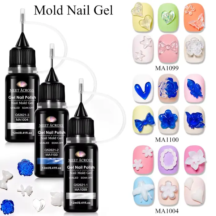Gel de modelage 3D pour nail art