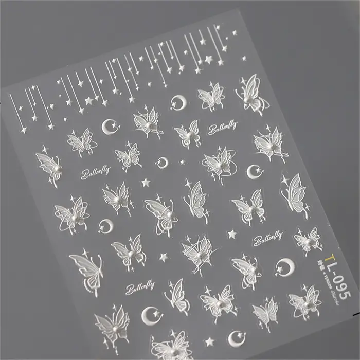 Autocollants holographiques pour Nail Art
