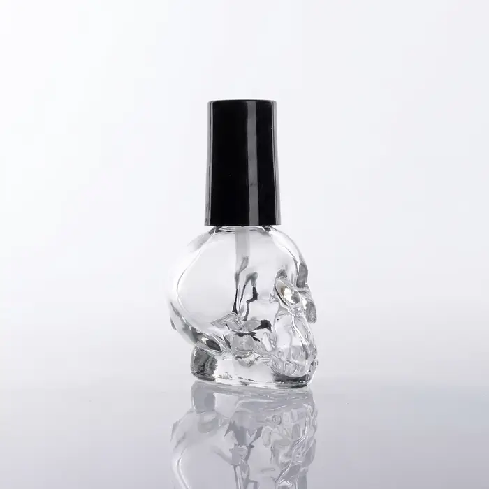 Flacons en verre vides de 10 ml pour gel à ongles avec pinceau, réutilisables, pour vernis