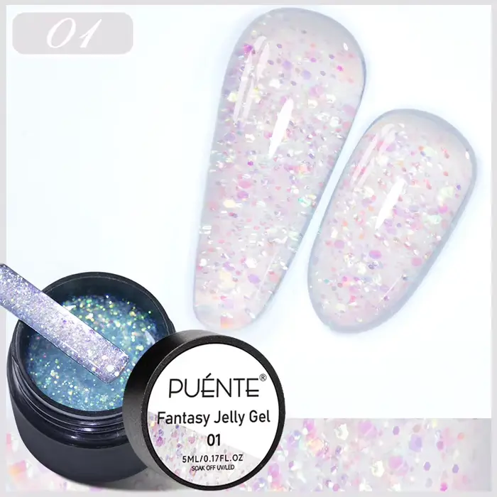 Vernis à ongles Gel en verre gelée 7.5ML vernis coloré Transparent vernis Gel manucure tremper Gel U