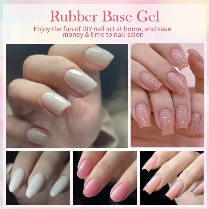 BORN PRETTY 15ml vernis à ongles Gel de Base en caoutchouc rose laiteux