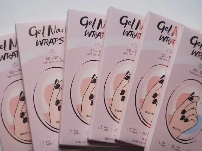 Autocollants pour ongles en Gel semi-durci UV