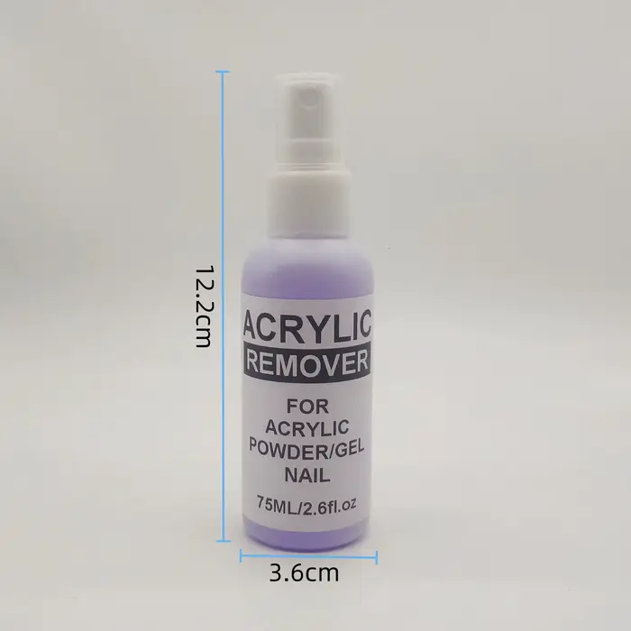 Dissolvant de vernis à ongles liquide professionnel, dissolvant de Gel, 75ml
