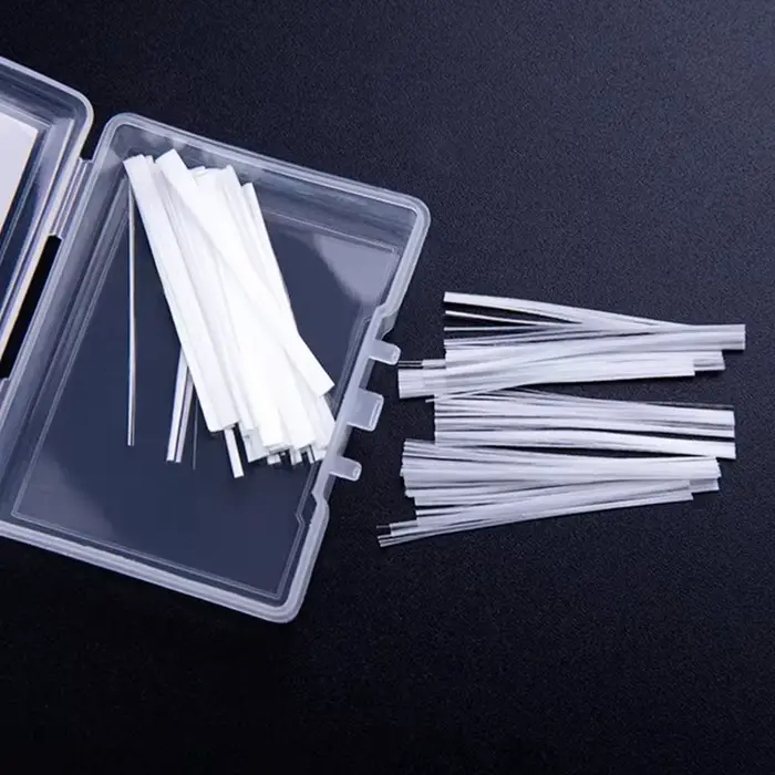InjFiViolet-Fibre de verre pour formes d'extension d'ongles, construction de manucure, gel UV, forme