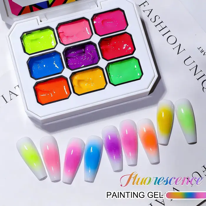 Gel pour ongles Y2K, série Dopamine arc-en-ciel