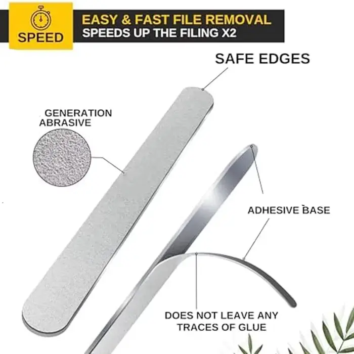 Plaques émeri remplaçables pour lime à ongles