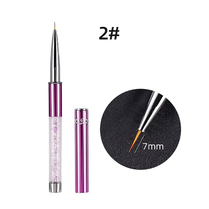 Pinceau à ongles pour la peinture de lignes