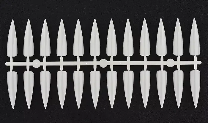 240 pièces ensemble d'art des ongles clair naturel couverture complète ovale extrémité pointue Stile