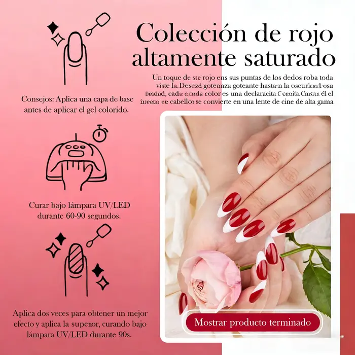 CAMILA – Lot de 6 vernis gel gris clair 15 ml