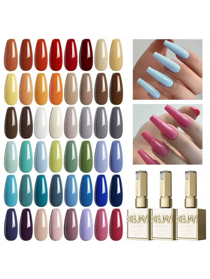 2025 Nouveau ensemble de gel pour ongles marron 6 couleurs - Kit de vernis gel UV/LED éclaircissant pour les salons de manucure