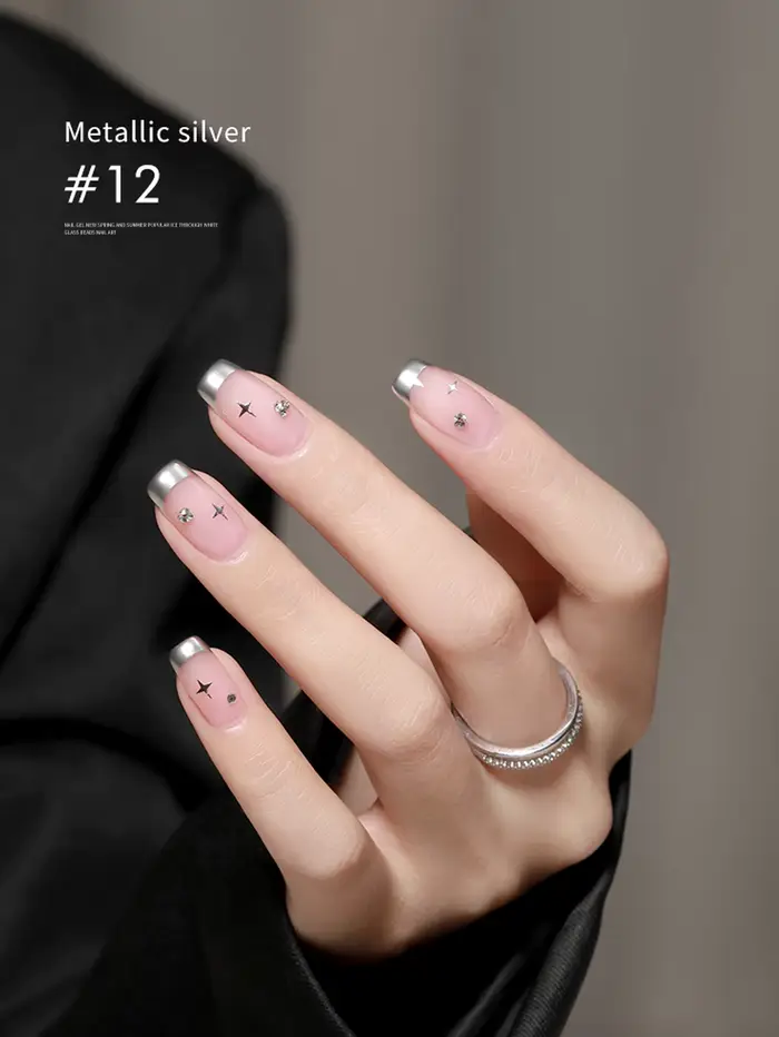 Colle pour vernis à ongles de Style français, 12ml, un deuxième nivellement, nouvelle haute Saturati