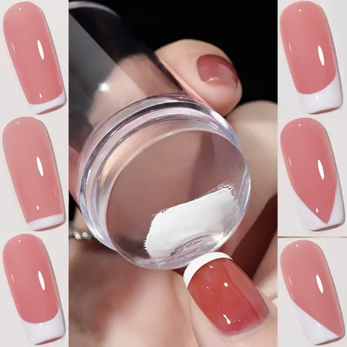 Tampon à Ongles en Silicone avec Impression de Verhéritage à Ongles