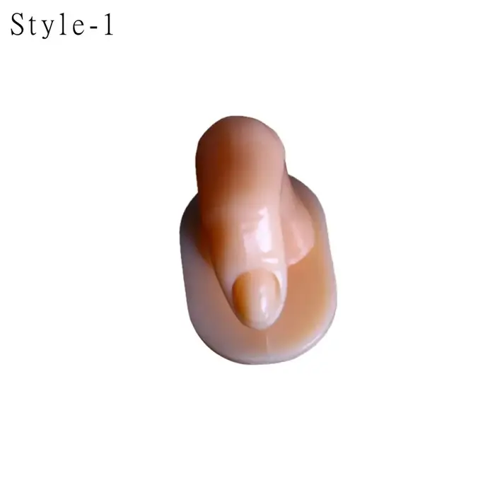 Doigt de pratique d'art d'ongle avec le modèle acrylique réglable de conception