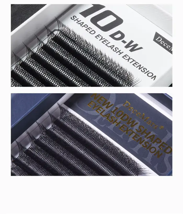 DeceMars 3DW/4DW/5DW/6DW/NOUVEAU 6DW/7DW/8DW/NOUVEAU 8DW/9DW/10DW/NOUVEAU 10DW Extension de cils pou