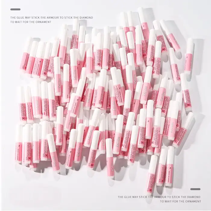 Colle à ongles professionnelle Super forte, 40 pièces, à pression, à séchage rapide, longue durée, p