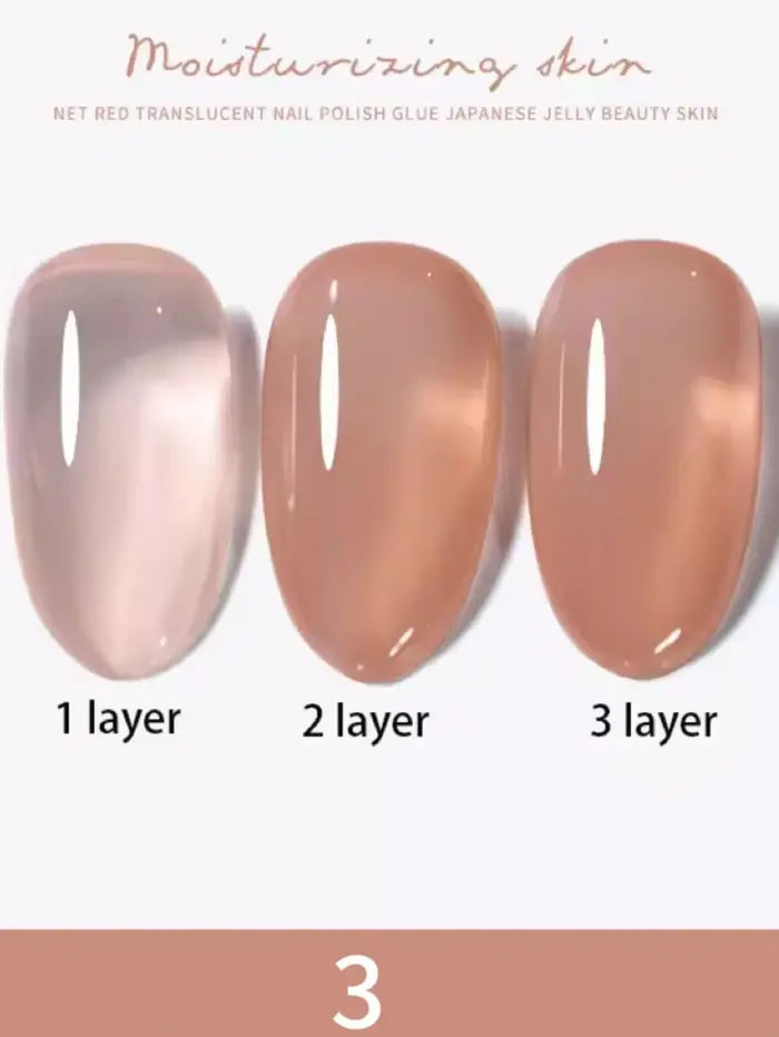 1-30 pièces PSK Vernis à ongles couleur rose nude