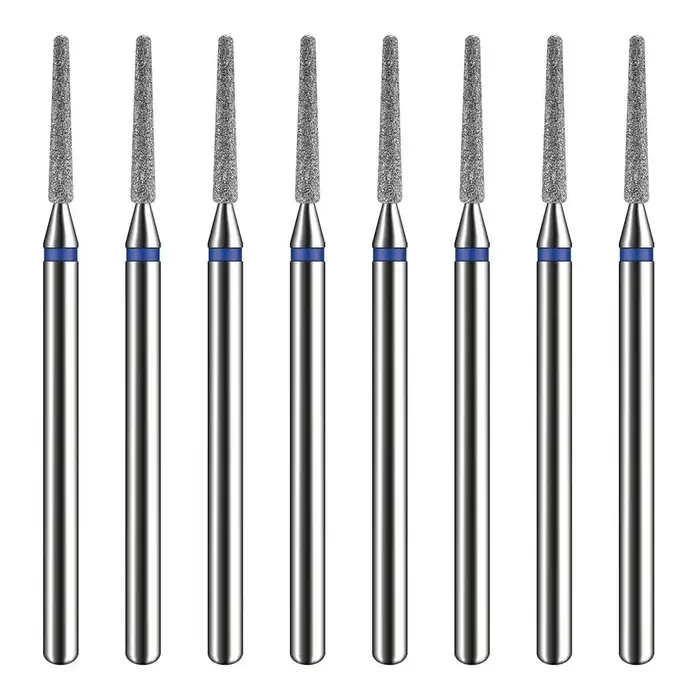 Kit-3 Foret à ongles, foret à pointe diamant 718 pour ongles professionnels en acrylique