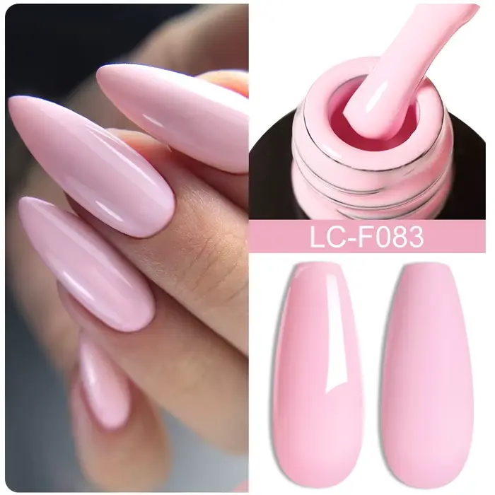 LILYCUTE-vernis à ongles en Gel, 7ML, rose, Nude, coloré, Semi-Permanent, pour manucure, Base, couch