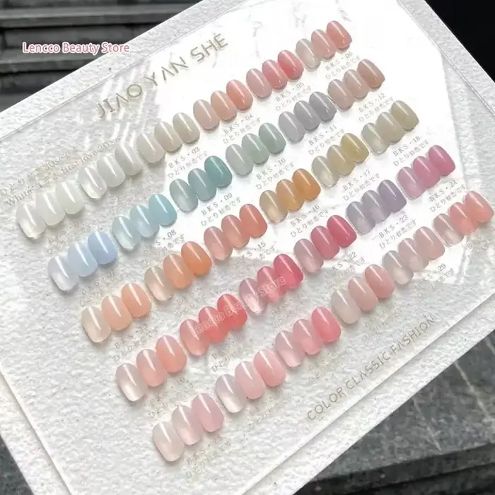 Jiaoyanshe aqueux 30 couleurs Gel de gelée 15ML vernis à ongles rose glacé