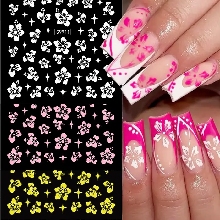 Autocollants pour ongles étoiles 3D or argent, 12 pièces, décalcomanies bronzantes Starlight pour Na
