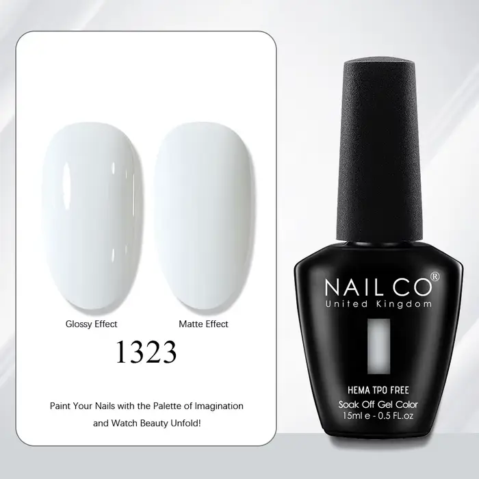 NAILCO Vernis à Ongles Gel 15ml Couleur Rouge Rose Estival Vernis Gel Longue Durée UV Nude Laque Hyb