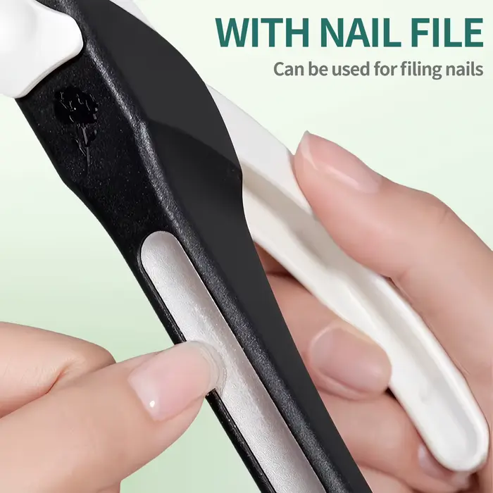 NAILPOP coupe-ongles acrylique réglable avec Sizer lame professionnelle en acier inoxydable