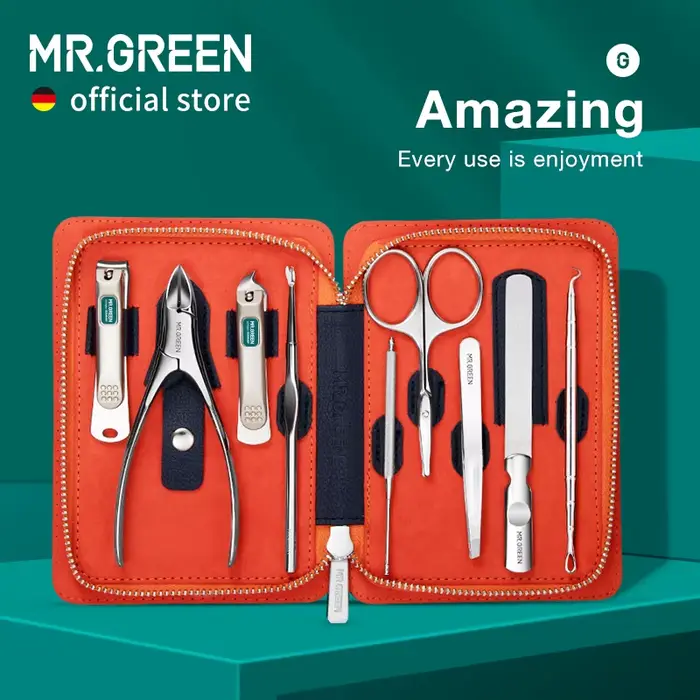 MR.GREEN – ensemble de manucure 9 en 1