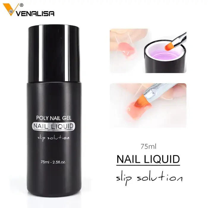 Nail Art bricolage français Extension d'ongle couverture complète acrylique ongles gelée UV Gel gomme VENALISA Poly