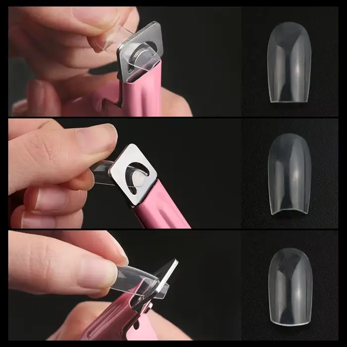 Pince à faux-ongles en acrylique, type spécial U Word Cut, outils de manucure