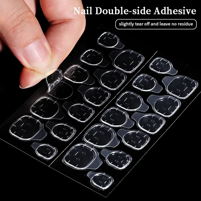 24 pièces Aurora blanc presse sur ongles amovible brillant amande faux