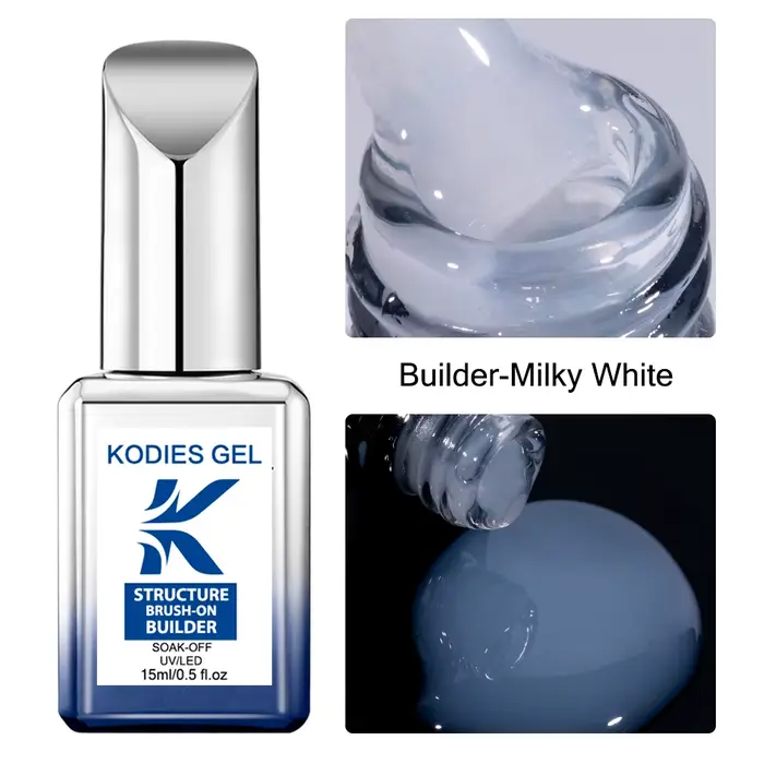 KODIES – vernis à ongles UV Semi-Permanent, GEL constructeur, brosse en bouteille, 15ML, Constructio