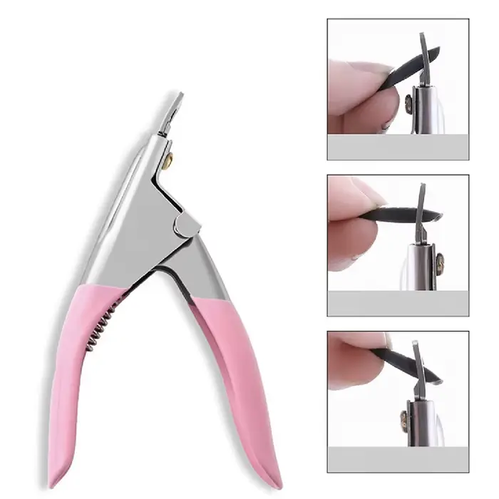 Mini aimant pour ongles en acrylique, pointes de manucure, coupe-ongles, même longueur, économisez d