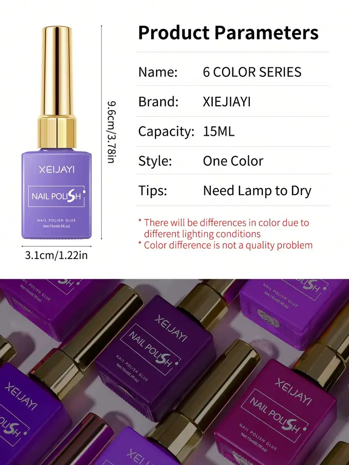 Vernis à ongles Gel violet