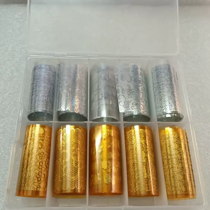 Feuilles d'autocollants de transfert en feuille pour ongles