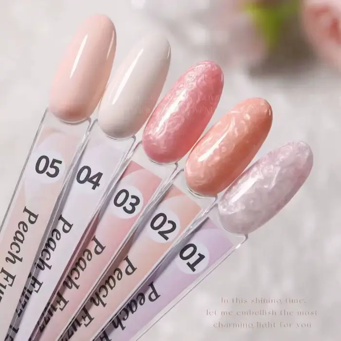 Nouveauté 15 couleurs Rose Chaud Pêche Gel Vernis à ongles UV Soak Off Gelpolish Nail Art Gel