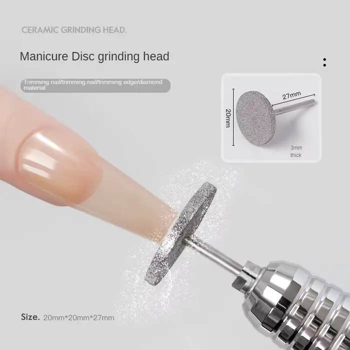 Forets métalliques en diamant pour ongles