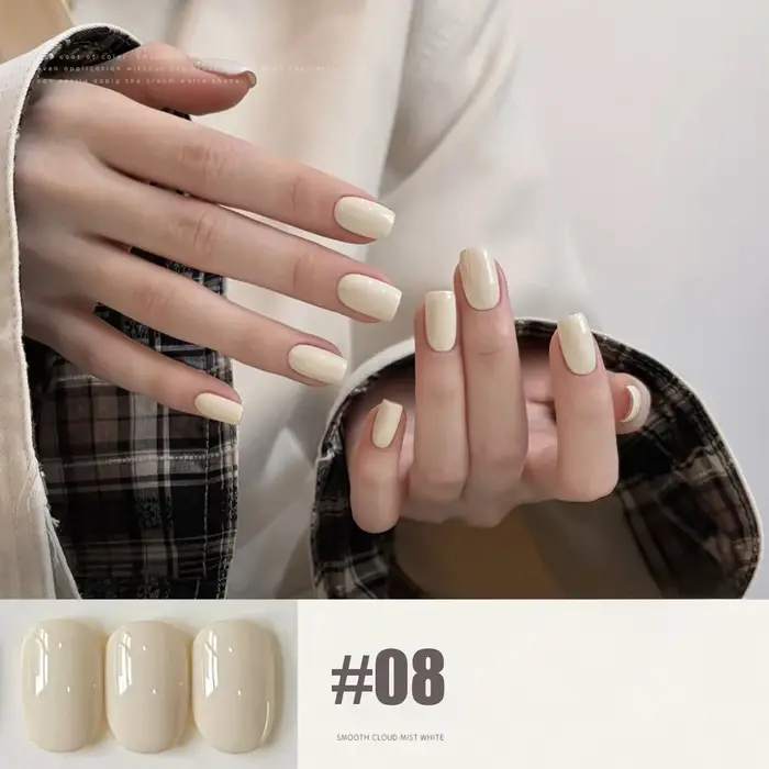 MIANEL 2026 Nouvelle Série Été Blanc Brumeux Gel à Ongles