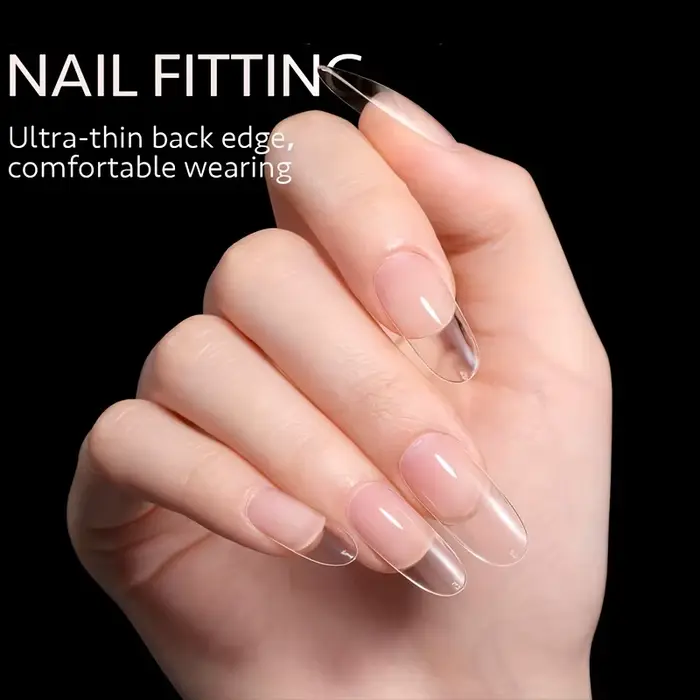 120 pièces couverture complète presse sur les pointes des ongles Stiletto amande carré cercueil fran