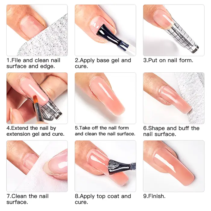 MEET ACROSS-Kit de Verhéritage à Ongles Gel UV