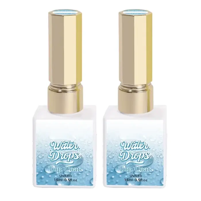 Gel de polissage pour ongles Raindrop, 2 pièces/ensemble, gel de finition effet goutte d'eau, gel UV
