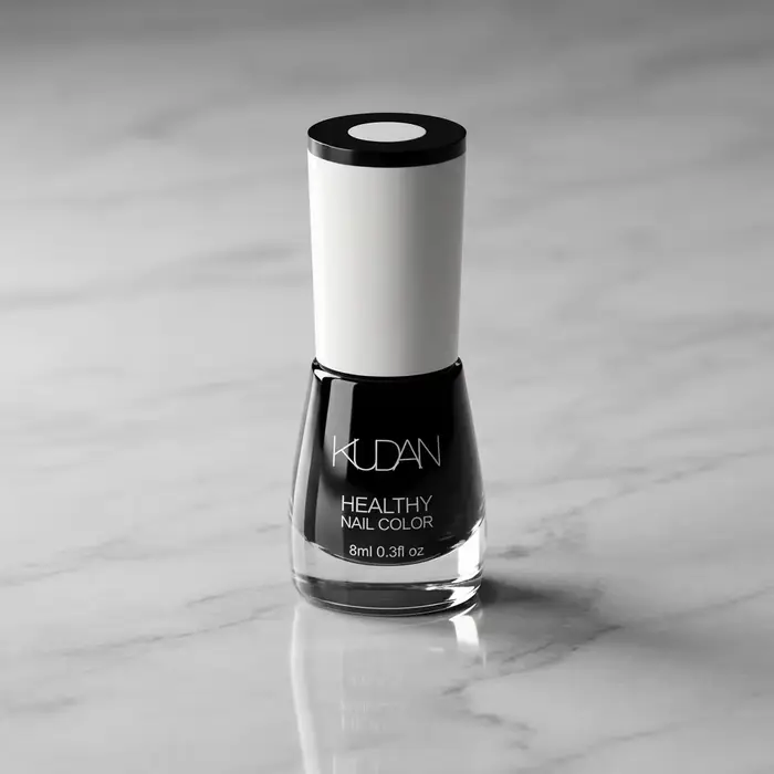Vernis à ongles noir KUDAN - Vernis sain et longue durée, 8 ml