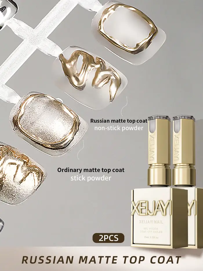 2 pièces 15ml Rubbian mat robinet manteau pour ongles