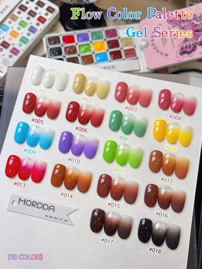 Vernis à ongles pailleté MORDDA 18 couleurs à haute saturation