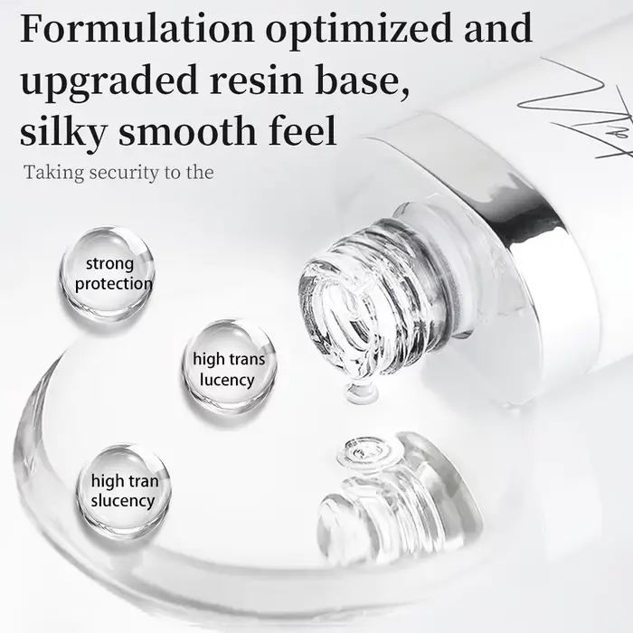 Kaniu 12 ml manteau de gel brillant clair sans essuyage longue durée Premium indispensable pour les amateurs d'ongles novices présentant pour le soin des ongles en gel
