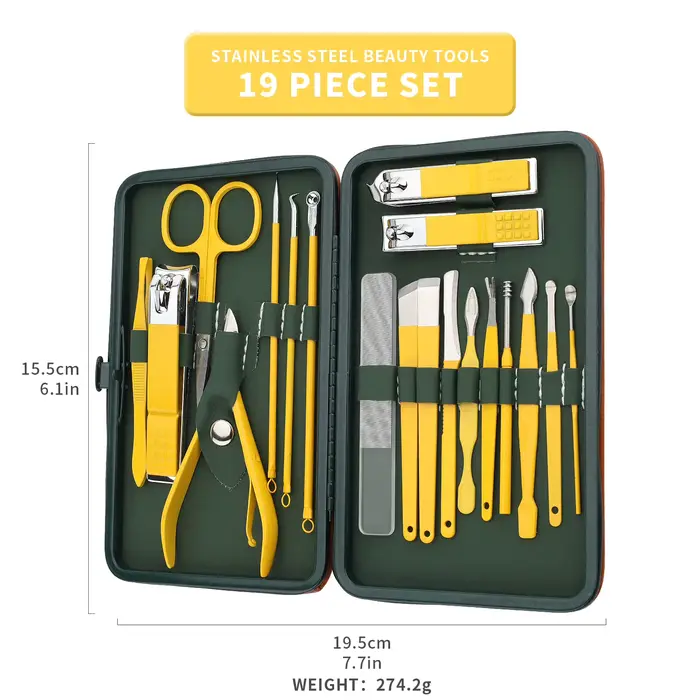 Kit de manucure 7/10/13/19 pièces