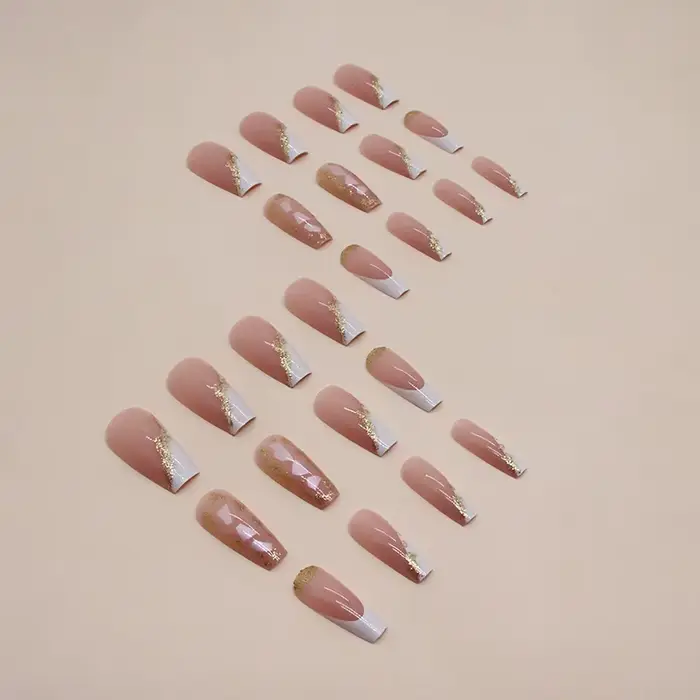 Faux ongles de ballet français à couverture complète