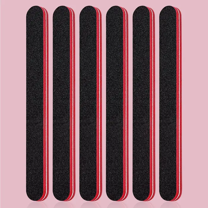 2/4/6 pièces bande de frottement pour nail art double face polissage durable