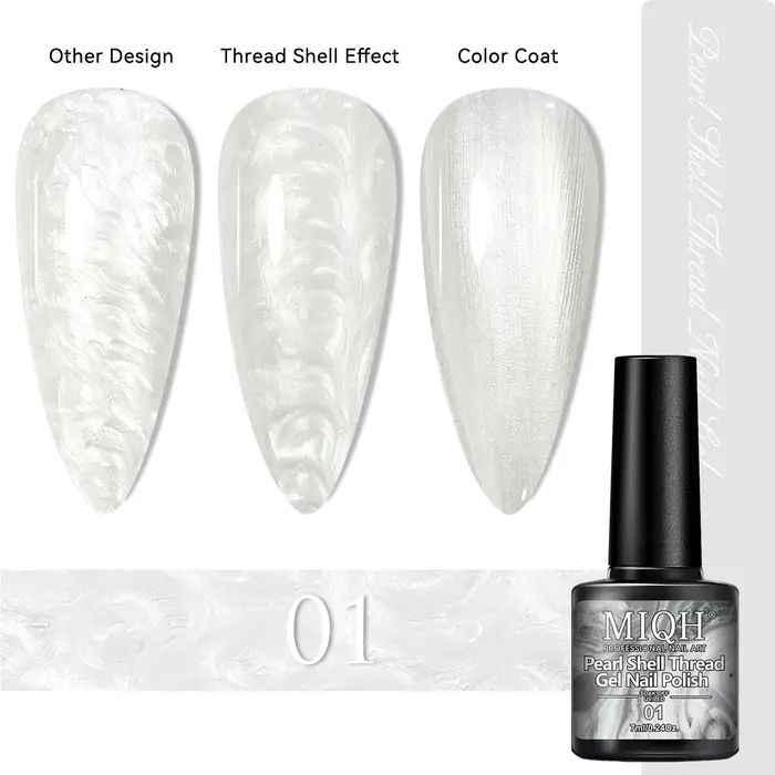 Ensemble de vernis à ongles Gel perlé de 7ml